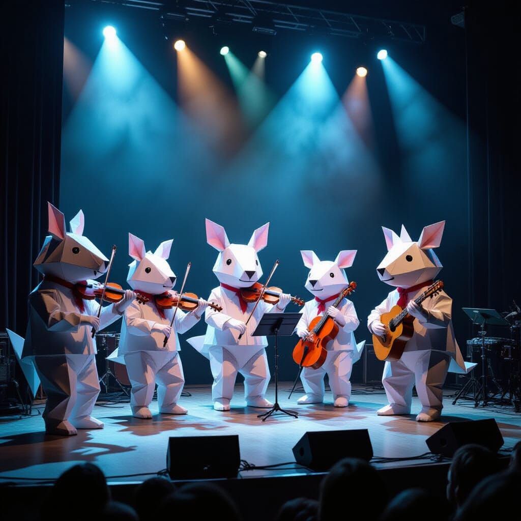 Paper Animal Concert on Stage