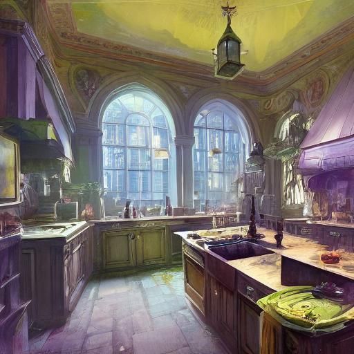 Kitchen Crime: Dark Fantasy Concept Art