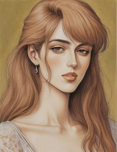 Elegant Figure in Manara Style