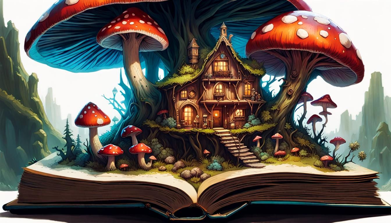 Enchanted Book: A Miniature Fairy Wonderland