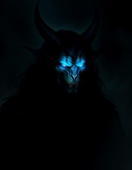 Werewolf Dark Elf Portrait in Dark Fantasy Style