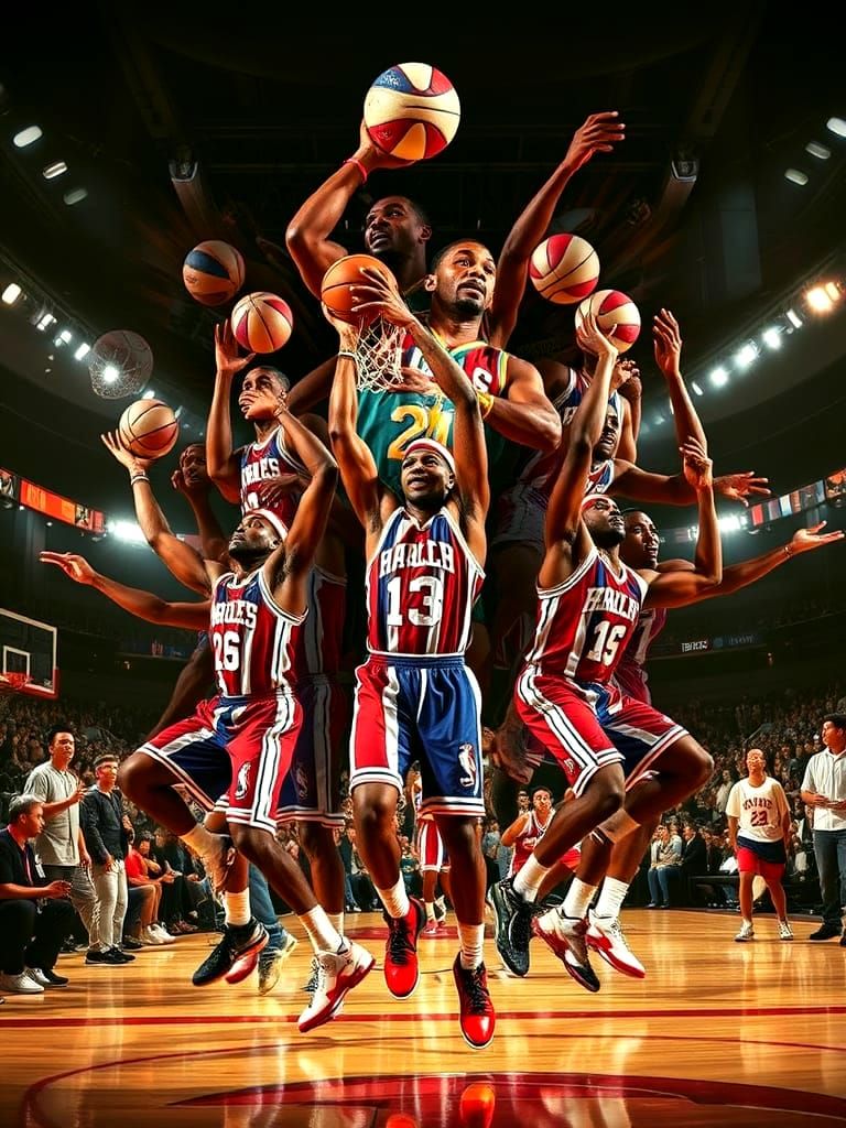 All hail the amazing Harlem Globetrotters