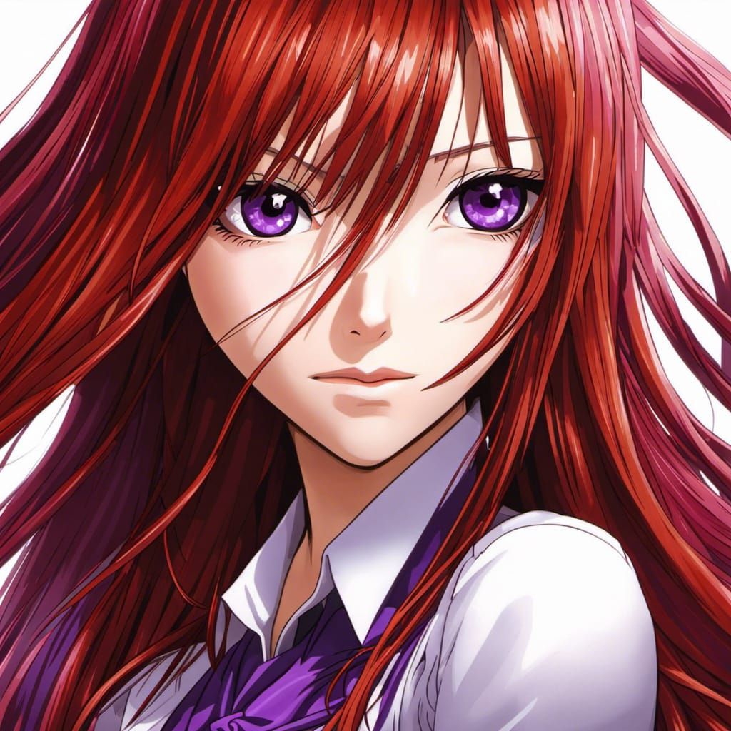 Kurisu Makise Anime Portrait in MAPPA Style