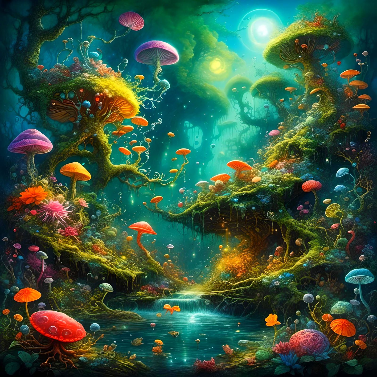 Fairytale Fusion: A Whimsical Art Deco Creation