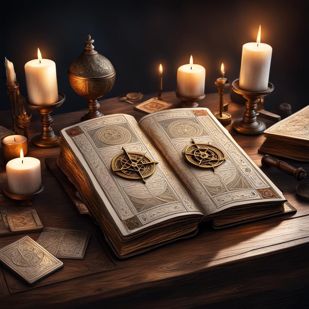 Mystical Alchemy and Tarot Still Life