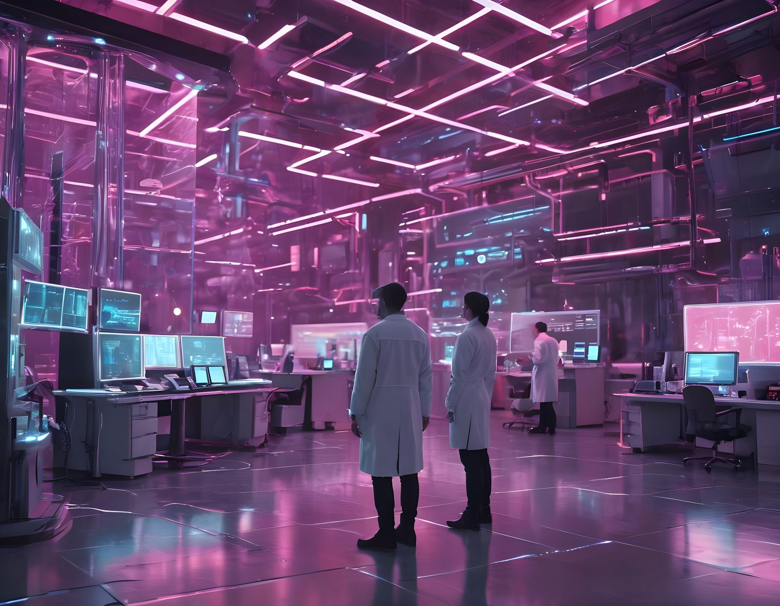 High-Tech Genetic Research Facility in Space