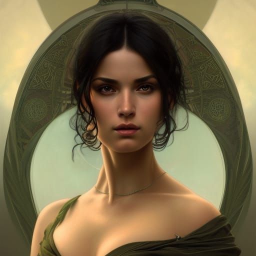 Striking Portrait of a Desire Goddess in Unreal Engine