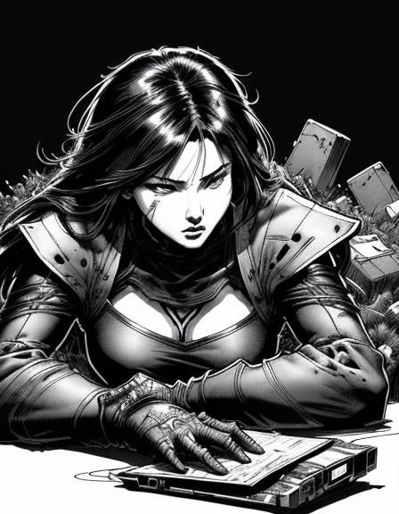 Burning Tech Under Christmas Tree: Comic Illustration