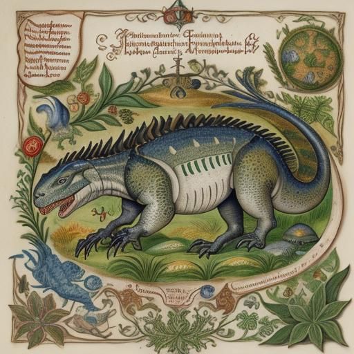 Prehistoric Landscape as Medieval Botanical Illustration