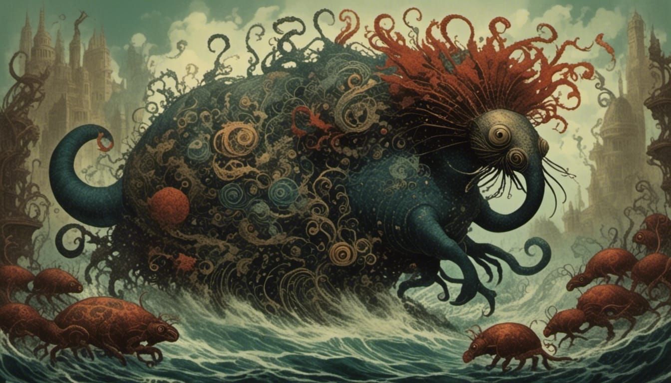 Draconic Beasts in Arcane Chaos