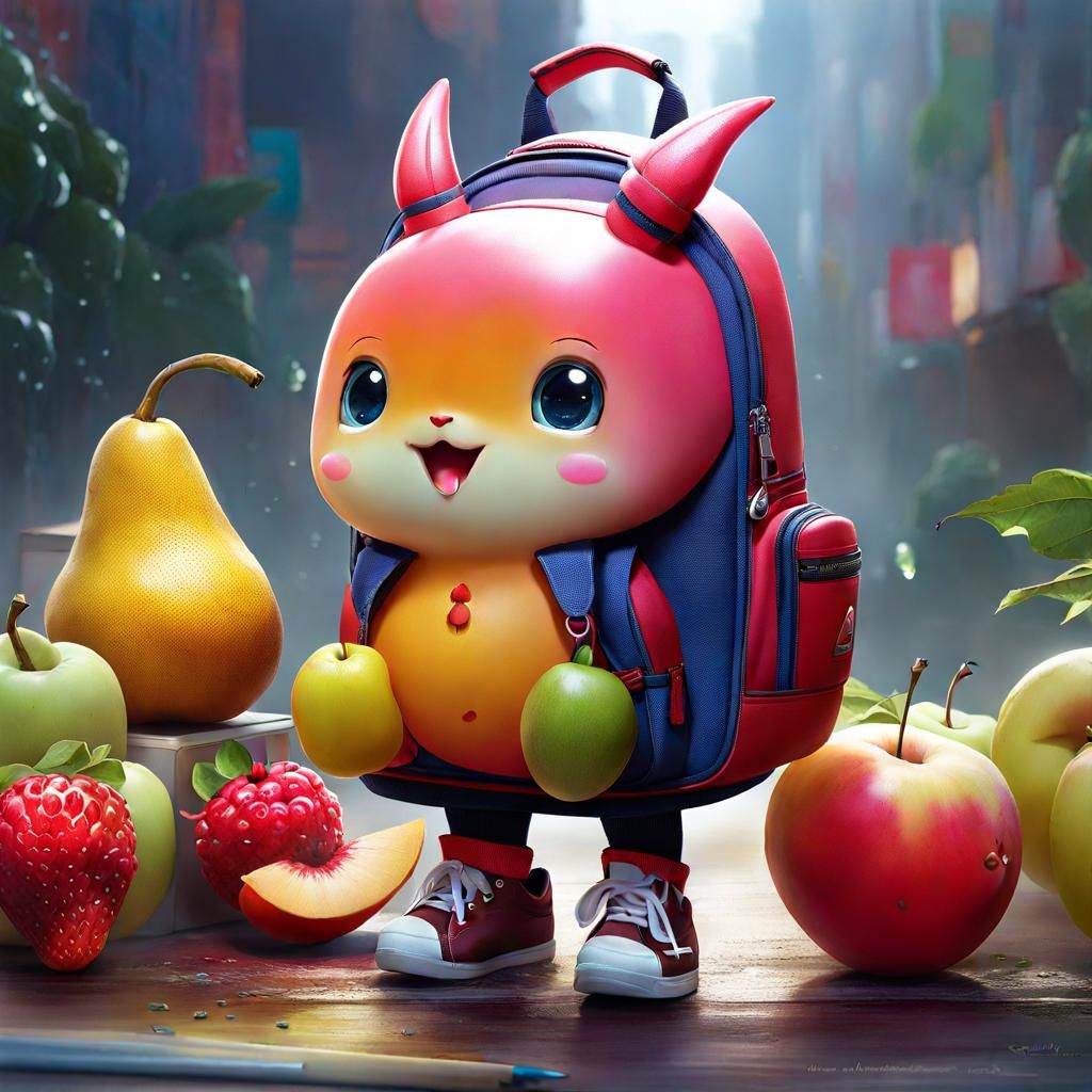 Fruit Monster School bag