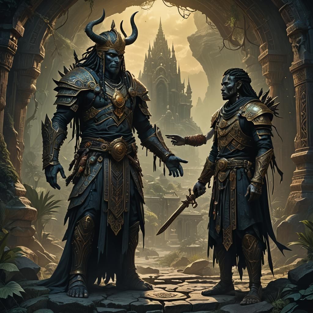 Theophylline the head chieftain of the onyx tribe persuades ...