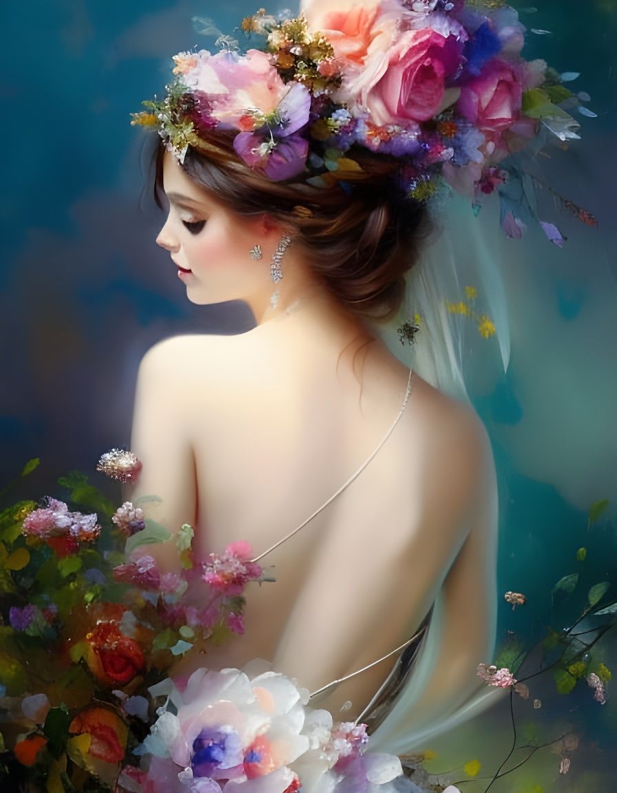 Covered with flowers