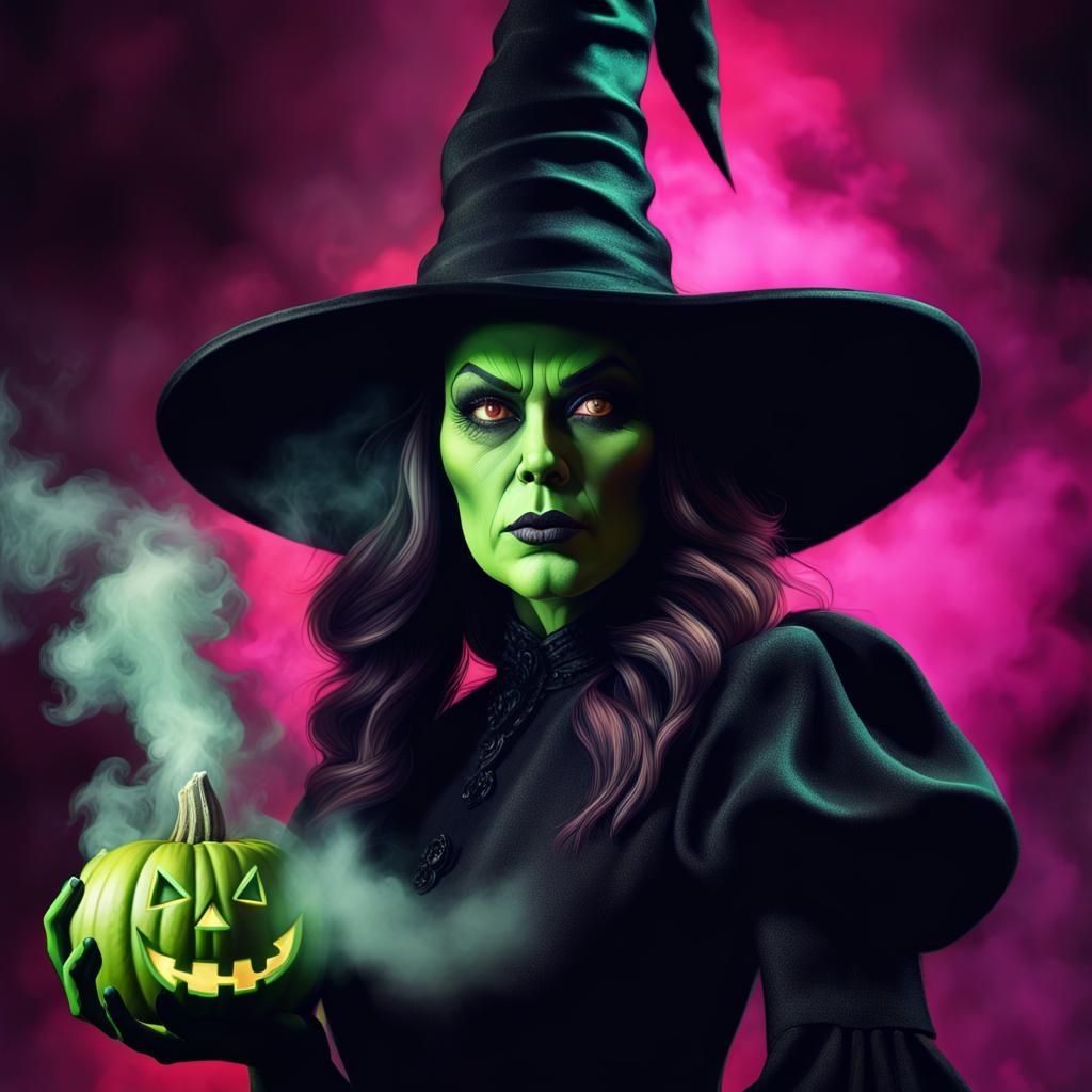 Wicked Witch Potion Profile Picture: Halloween Art