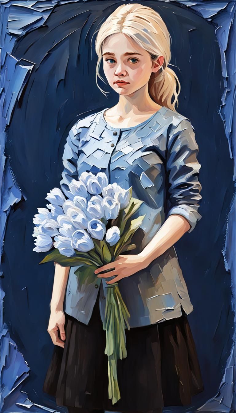 Abstract Impasto Painting with Vibrant Colors