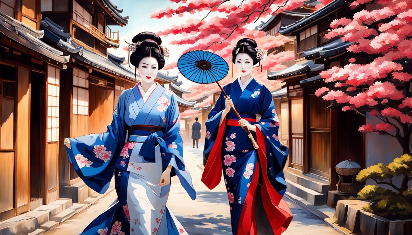 A Geisha in Kyoto