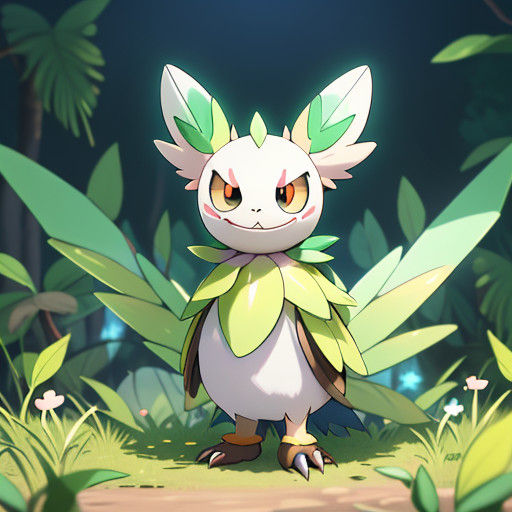 Mysterious Fakemon in Vibrant Digital Art