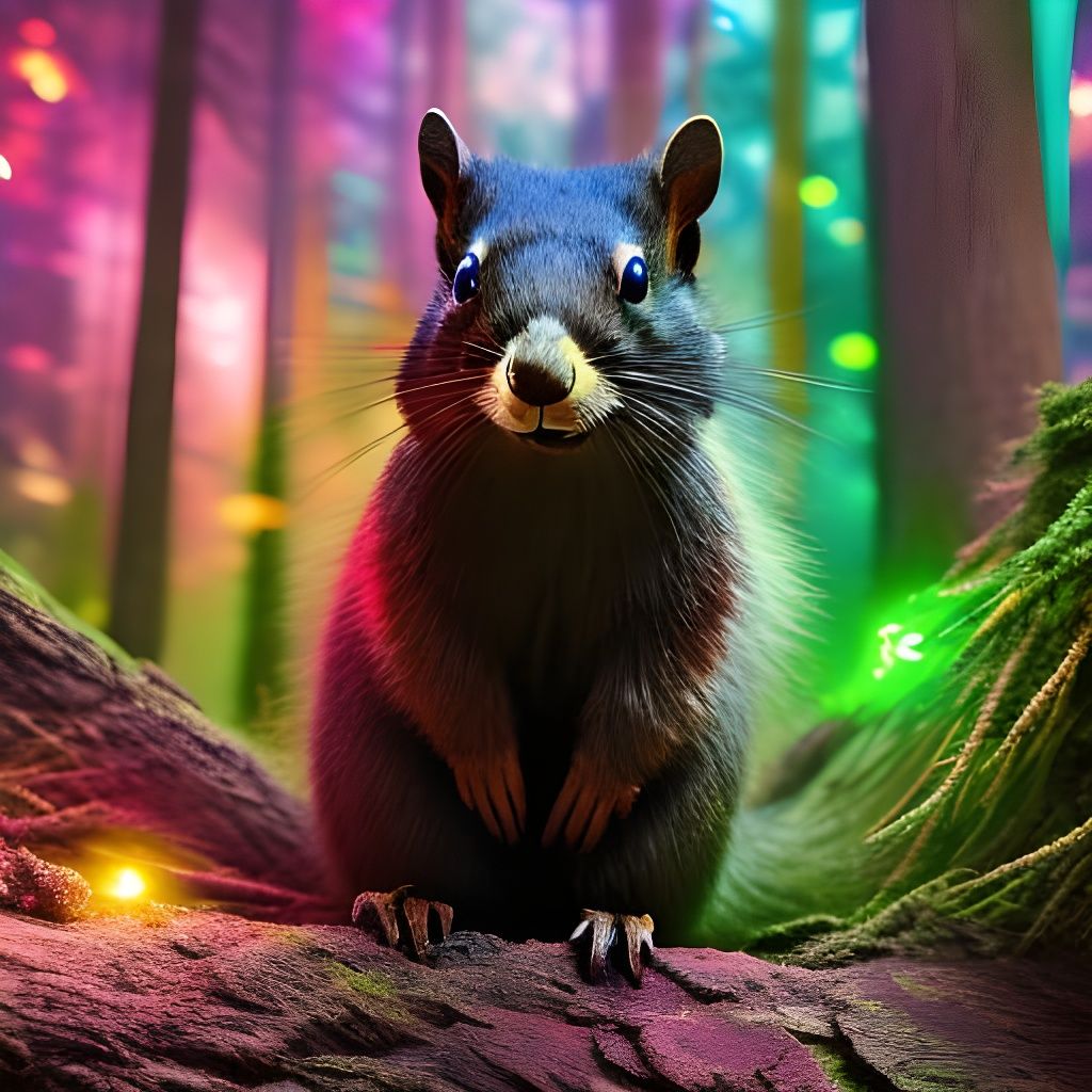 Disco Squirrel Laughs With You