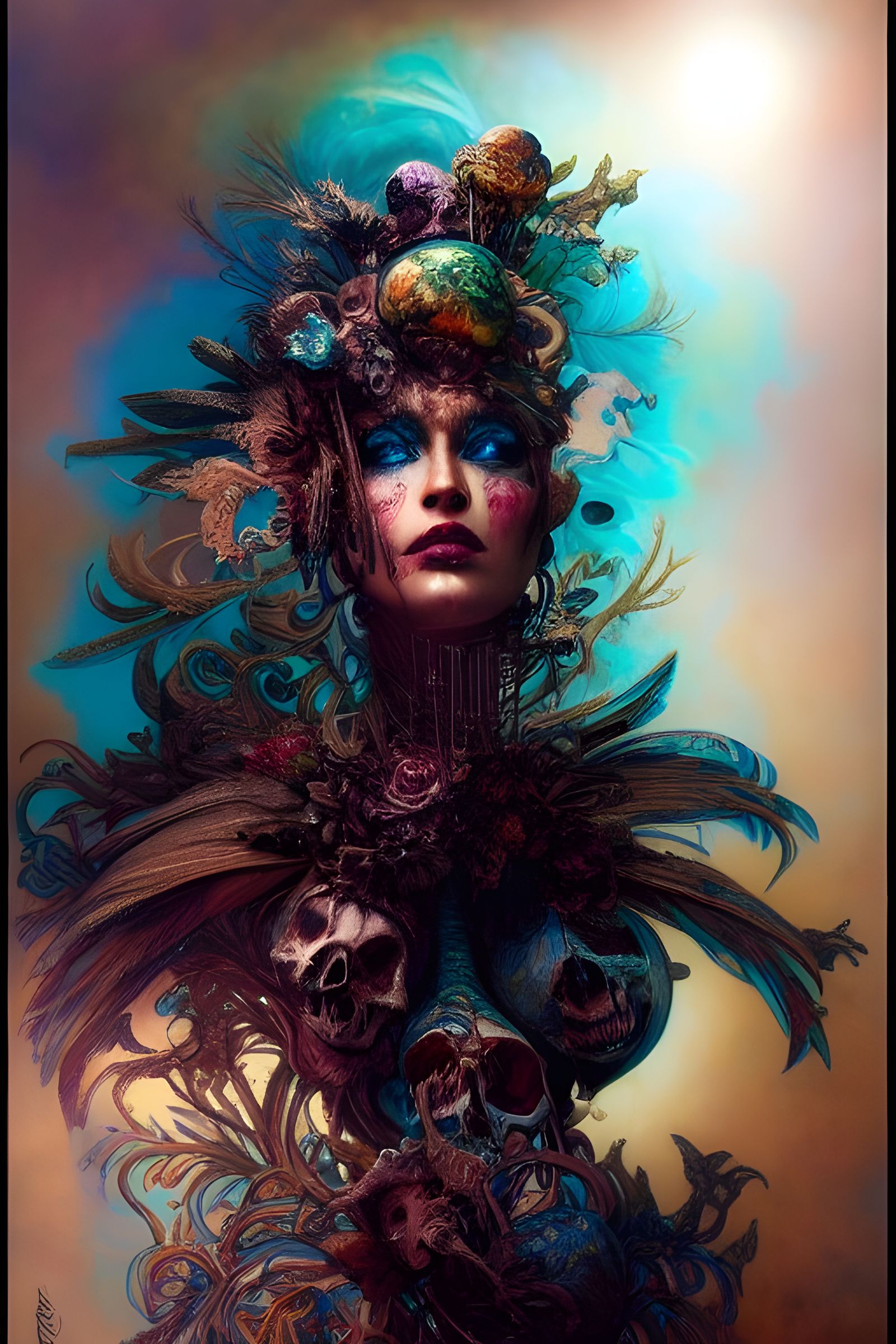 Fractal Iridescence: Voodoo Art in Hyperdetail