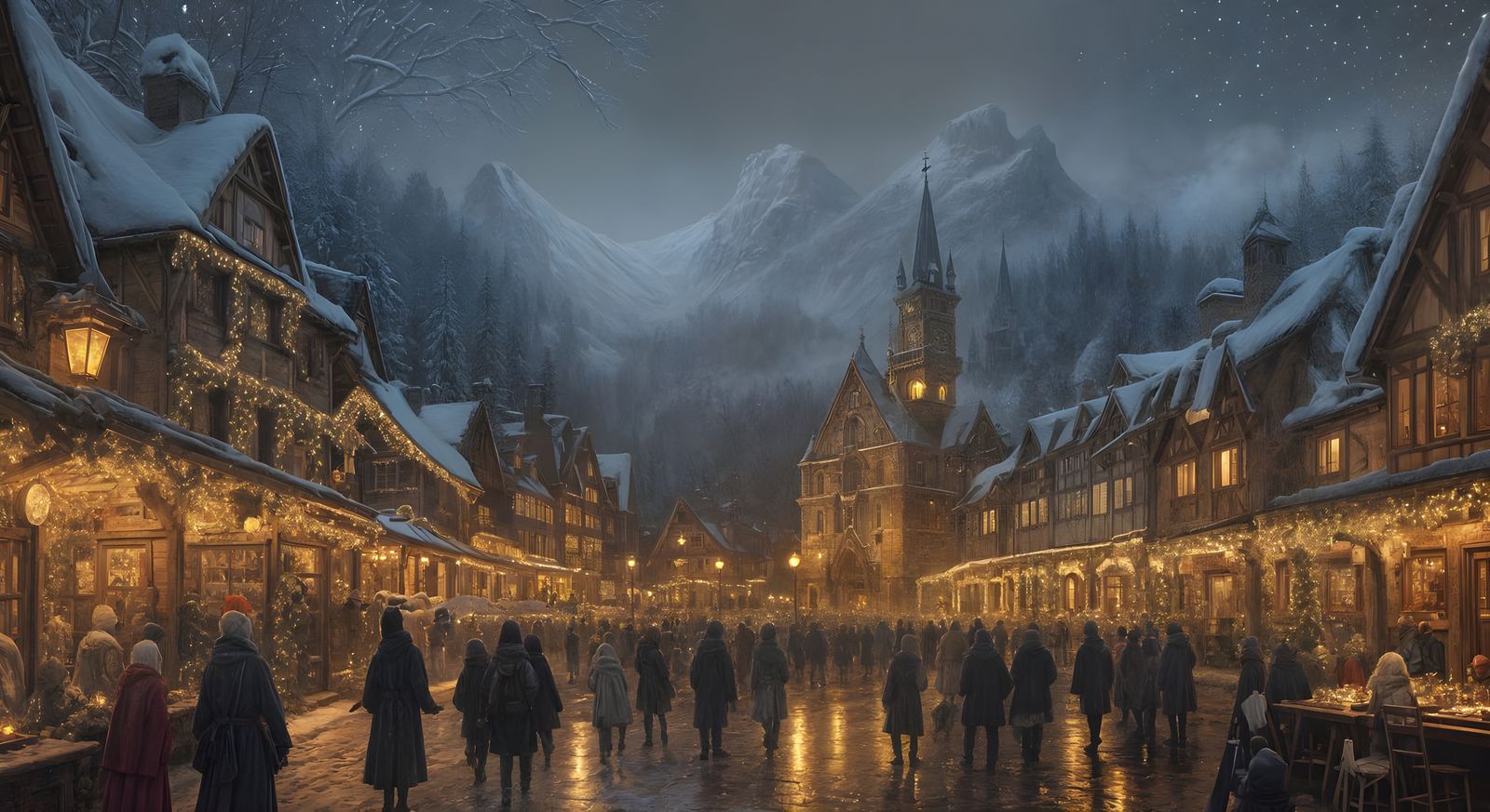 Winter Nights in a Medieval Metropolis