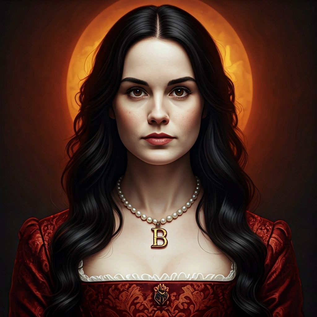 Michelle Dockery as Anne Boleyn in 16th Century Attire