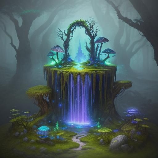 Mystical Forest: Green Number Two Concept Art