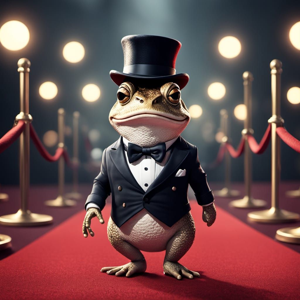 TOAD IN A TUX