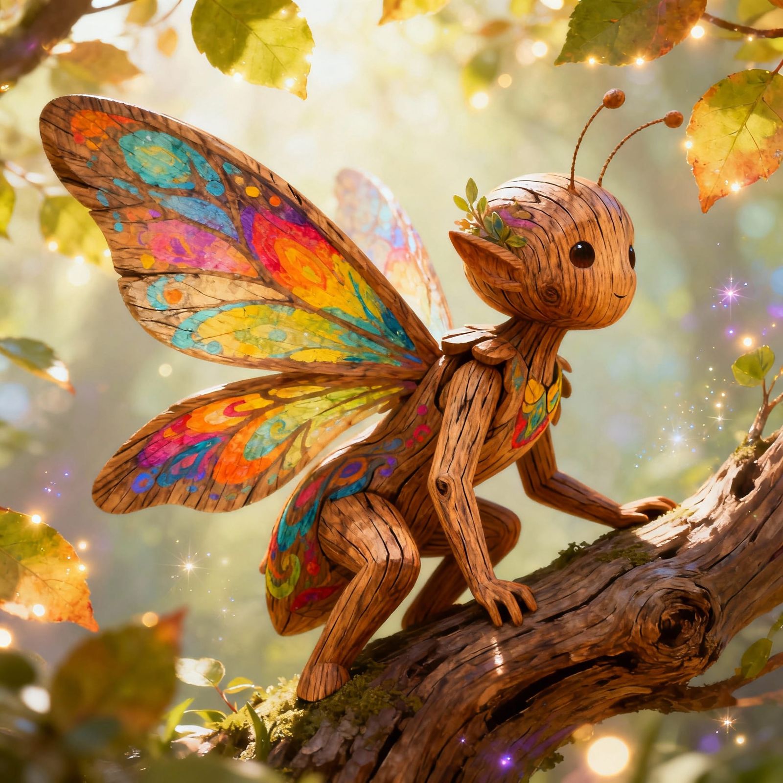 A whimsical fairy creature