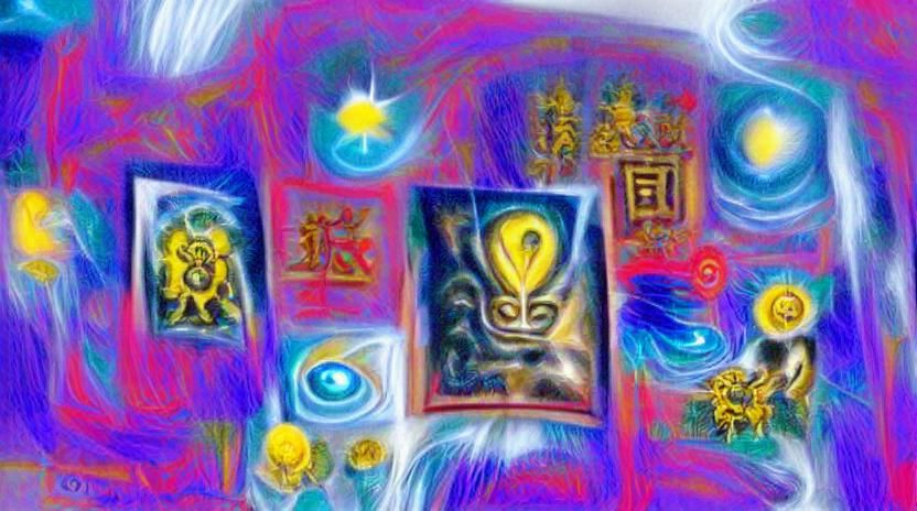 Mayan Calendar Art: Yellow Warrior of Cosmic Intelligence