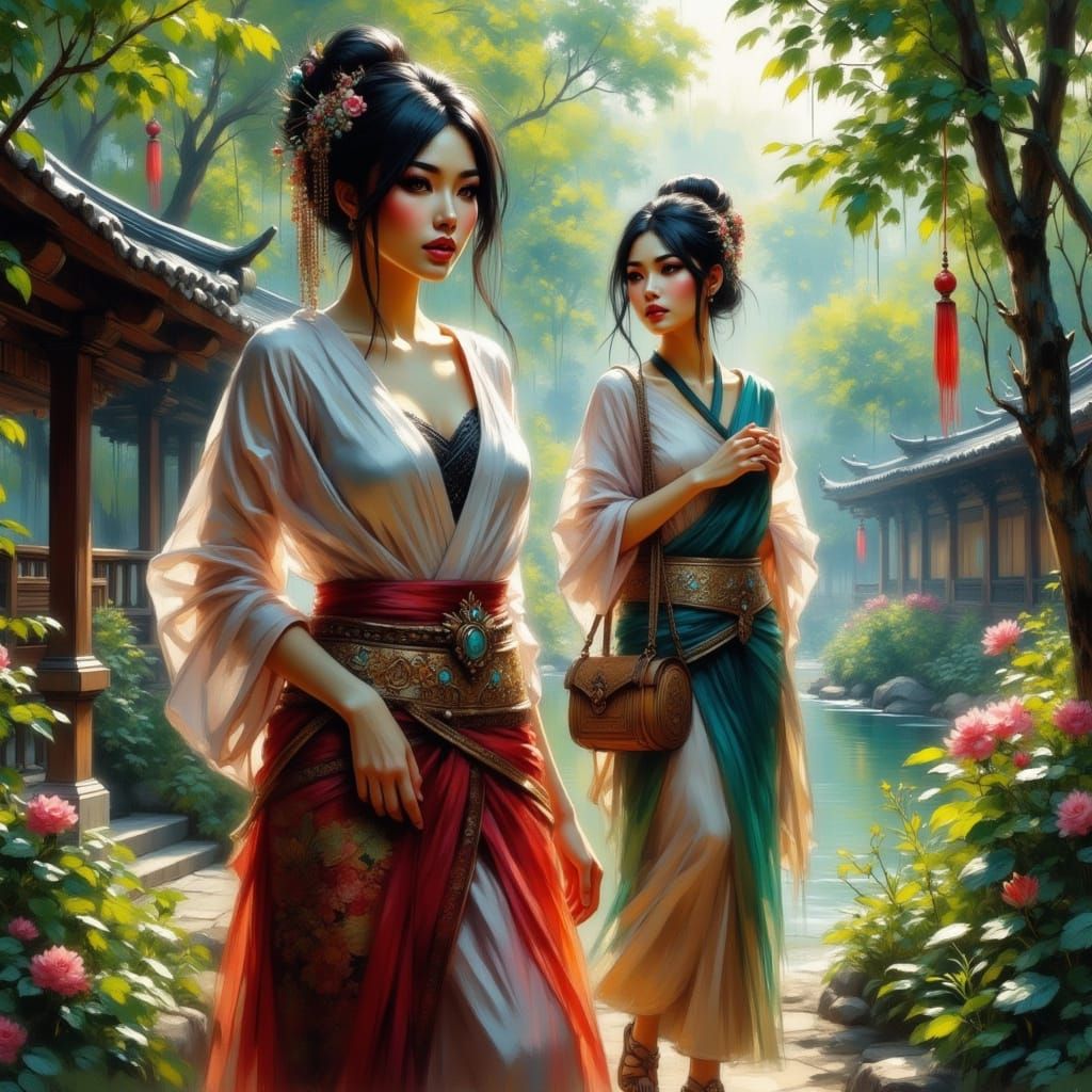 <lora:BeautyStrokesV2:1.0> <lora:Extreme Geisha:1.0> <lora:F...