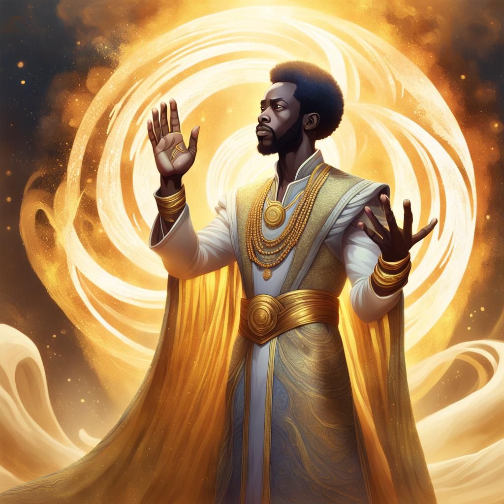 African Prince Alchemist Transforms Stone to Gold