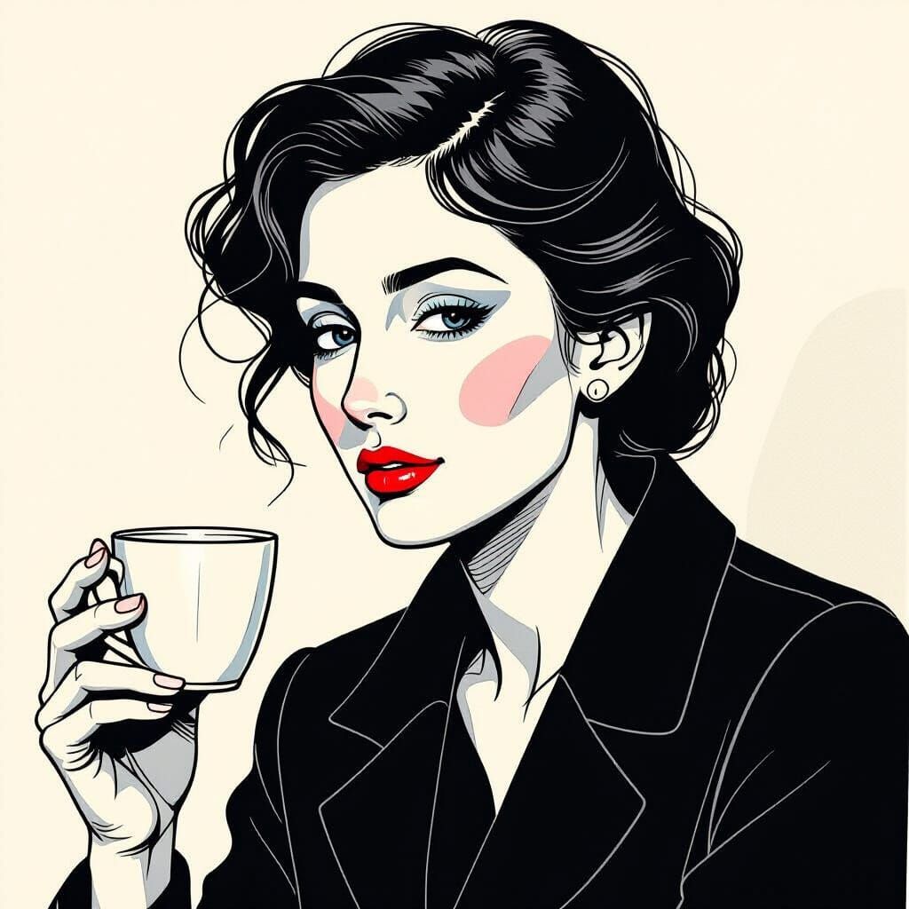 1Use clean, simple lines to capture form without extra detail. Focus on clarity and intention so every stroke has purpos...