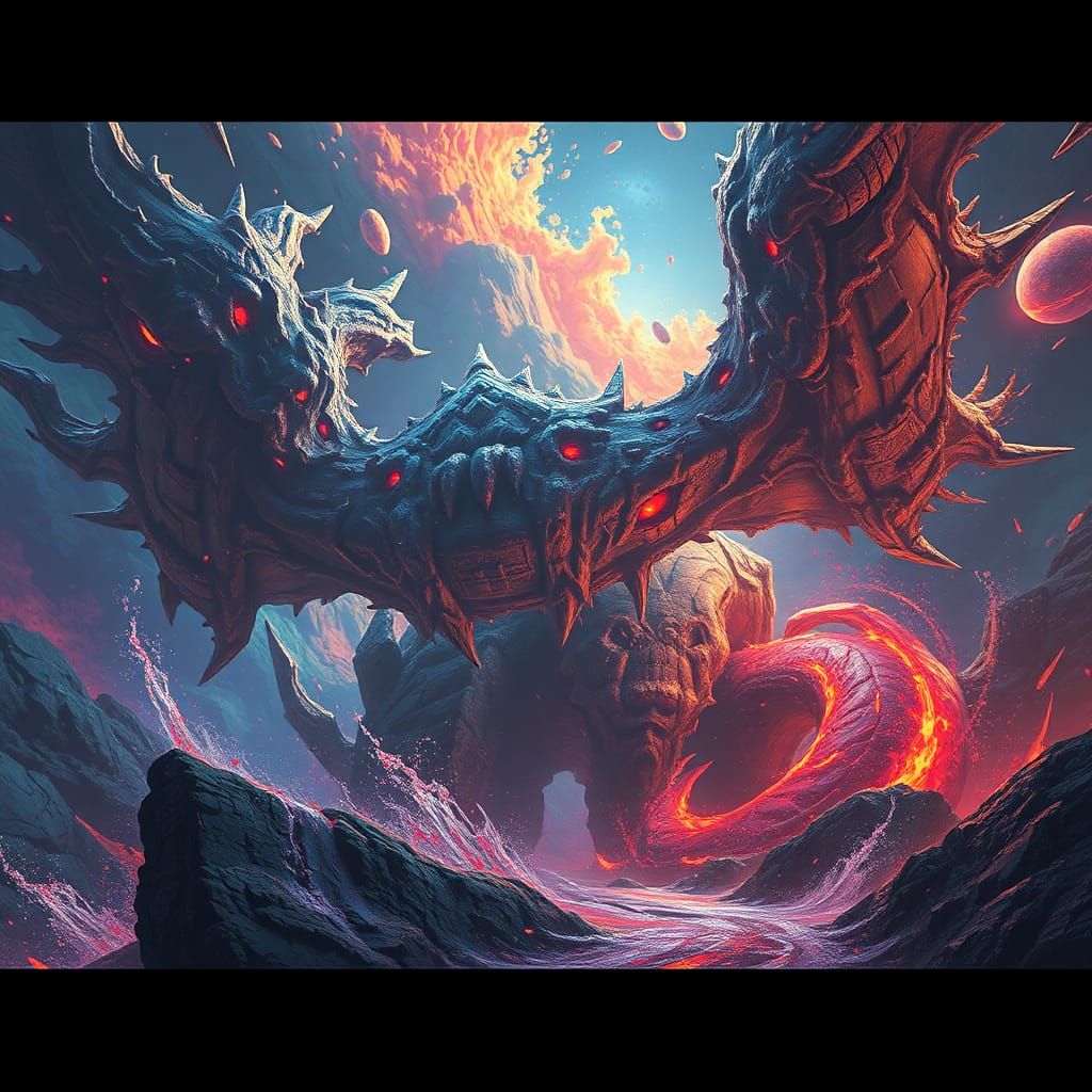 Fantastical Matte Painting in Deep Color