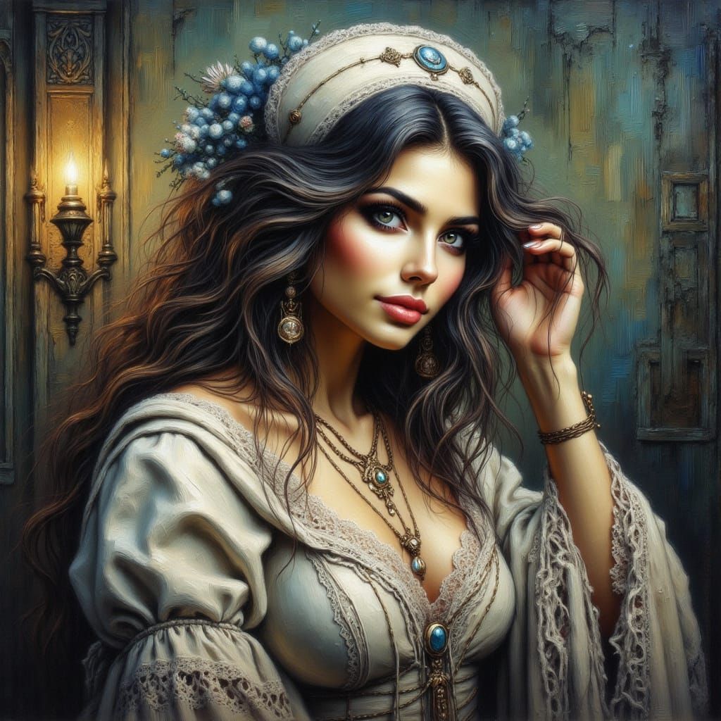 Surreal Horror Nurse Mindscape in Mixed Styles