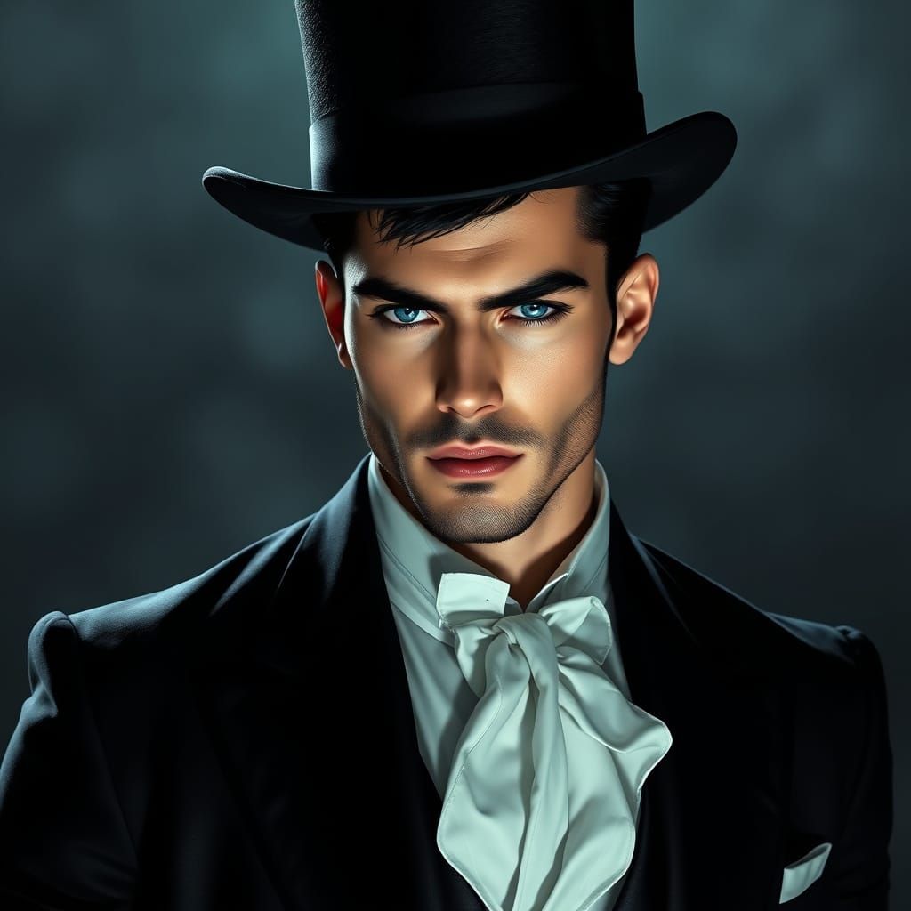 Ethereal Dark Fantasy Emperor in Ultra-Realistic Style