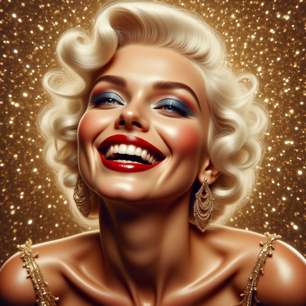 Hollywood Glamour Portrait with Vermeer Lighting