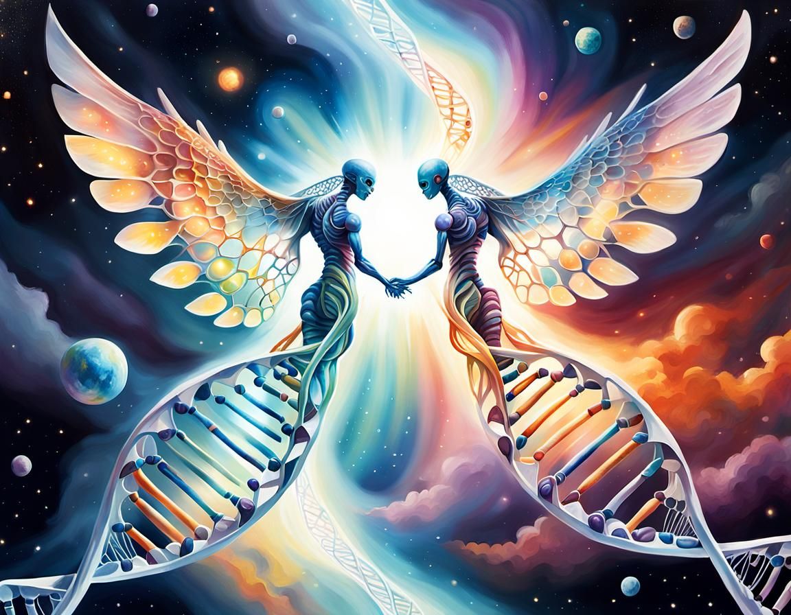 Cosmic DNA Avatars in Heavenly Splendor