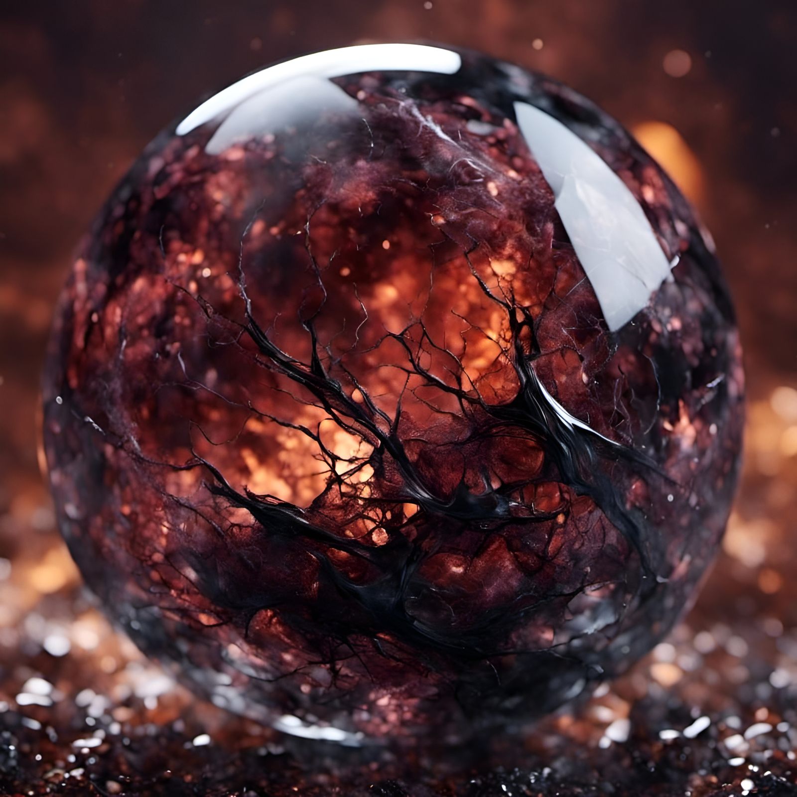 Cracked Obsidian Orb