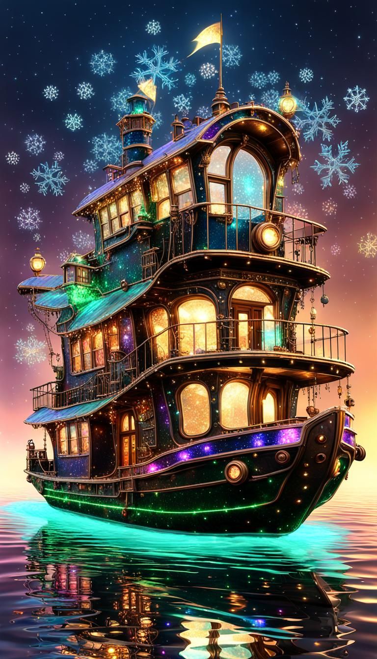 Christmas π Houseboat