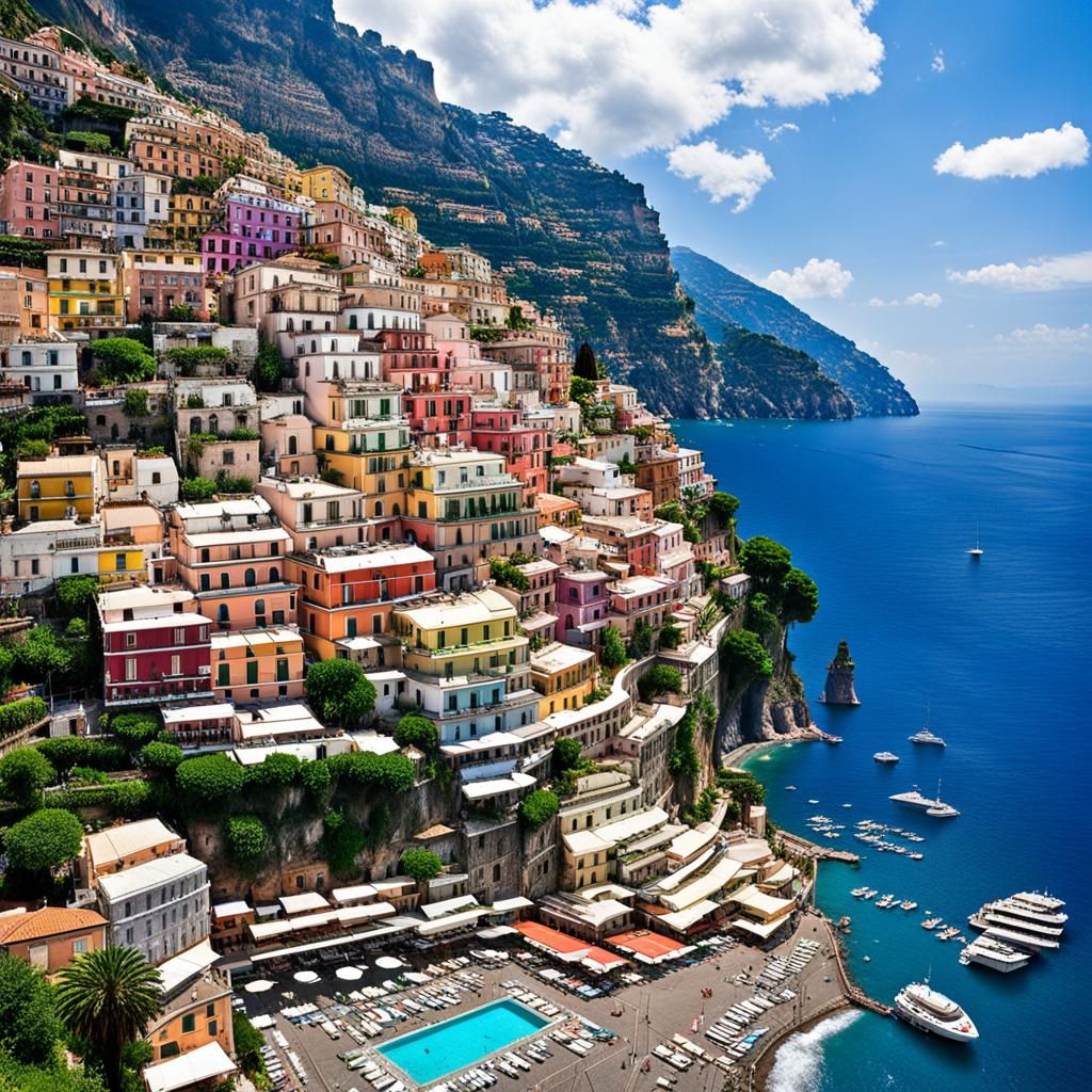 Picturesque Positano on the Amalfi Coast
