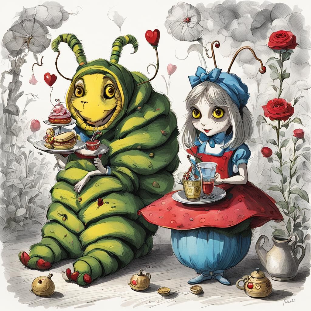 Alice in Wonderland: Caterpillar's Hookah Date
