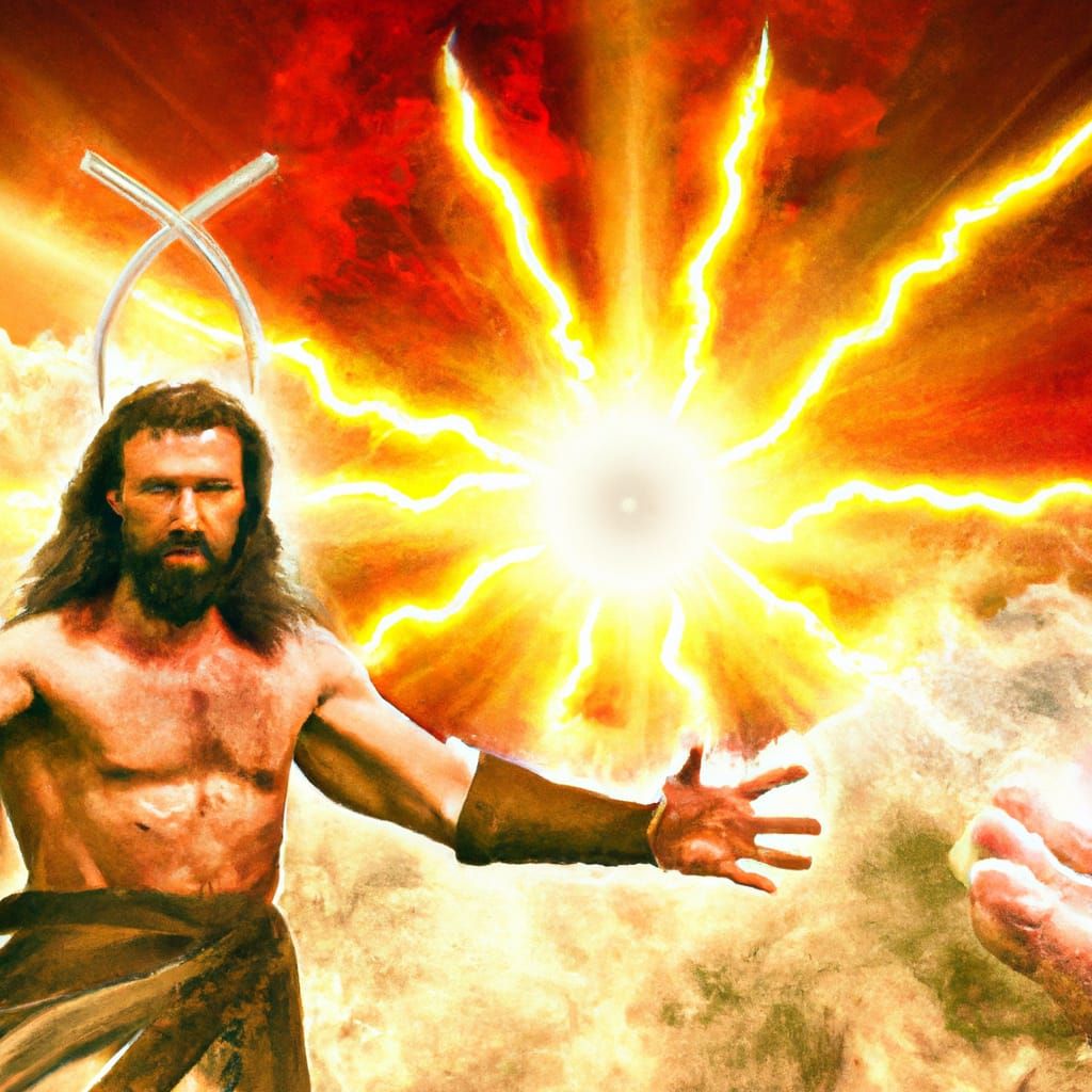 Jesus as War Leader Against Satan in World War