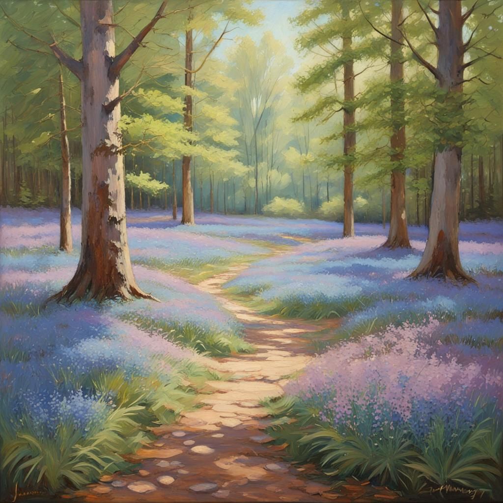 Magical Woodland Circle with Rose Quartz Stone