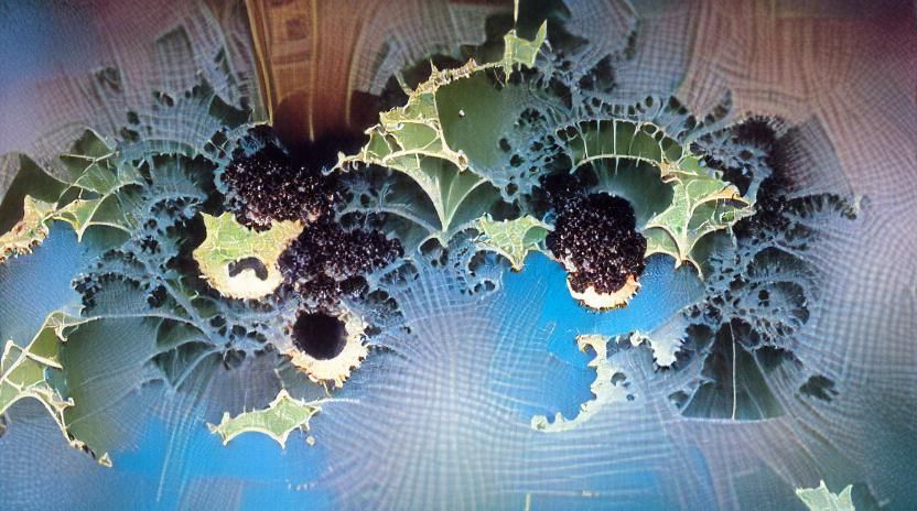 Bernie Wrightson Style Mandelbrot Set Illustration