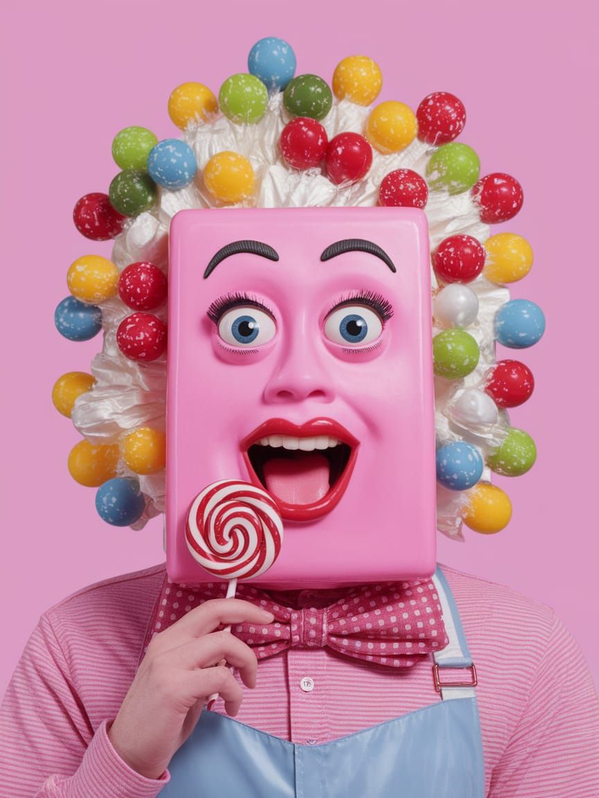 Candyman's Mysterious Square-Faced Portrait