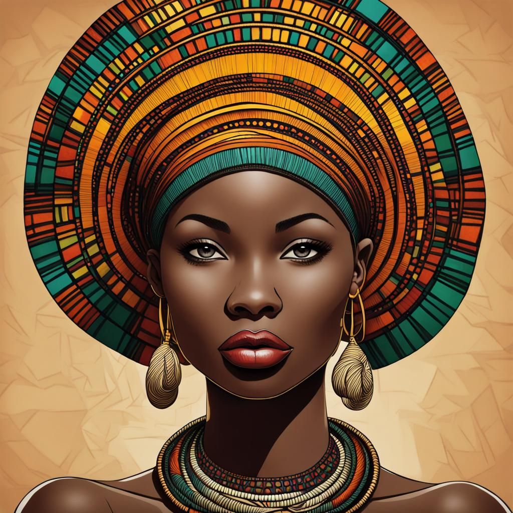 Stunning Portrait of an African Person