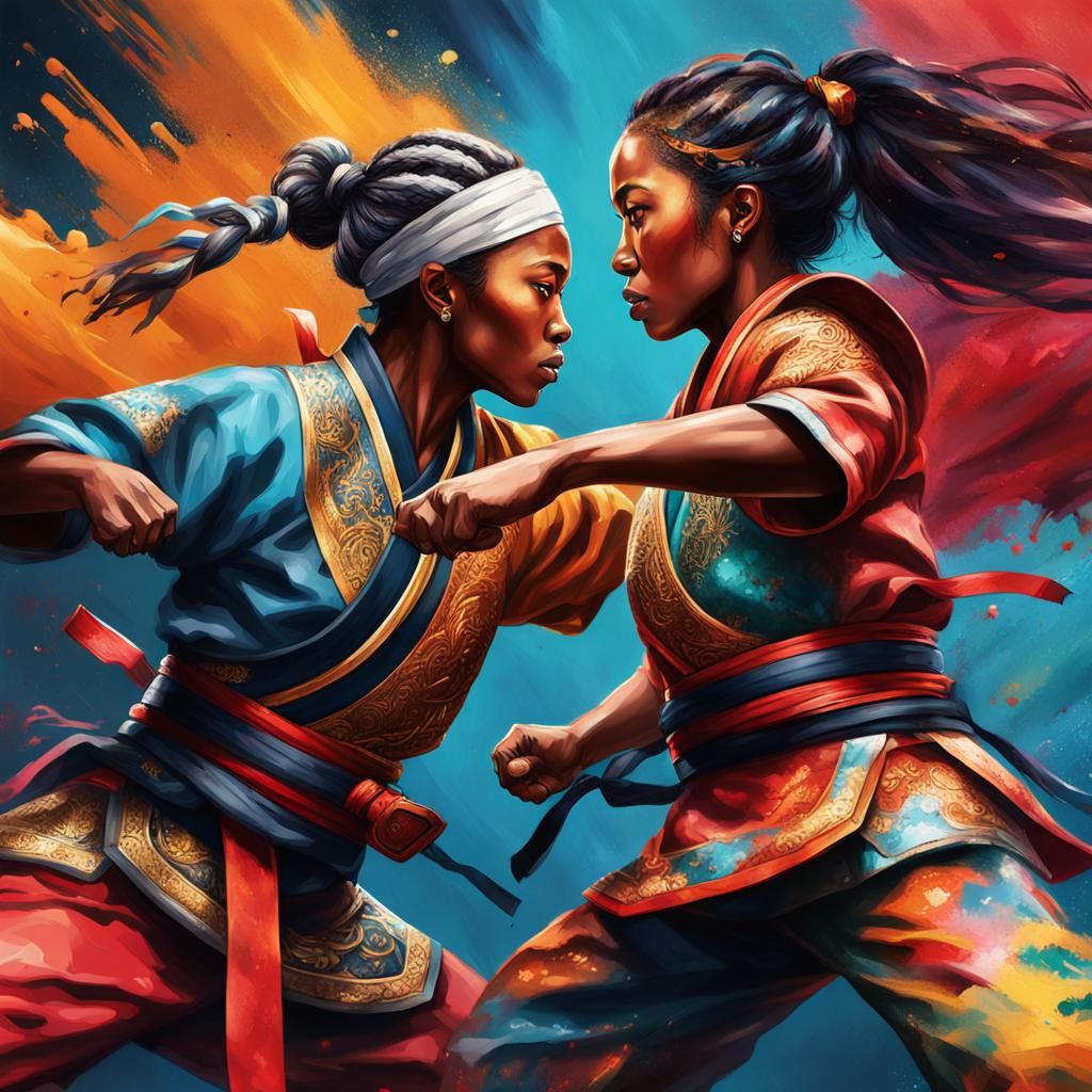 Cosmic Warriors in Epic Battle