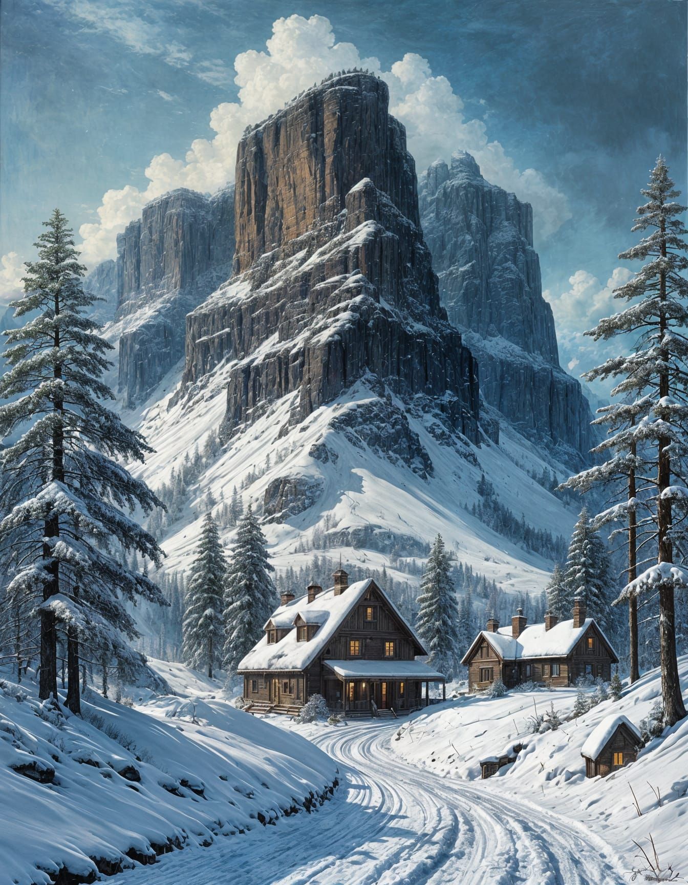 Luminous Landscapes in Ethereal Light