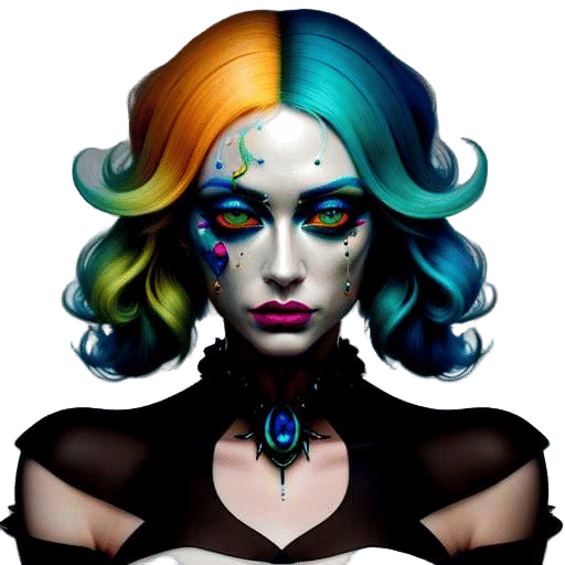 Surrealistic Glamour: A Vivid Photorealistic Masterpiece