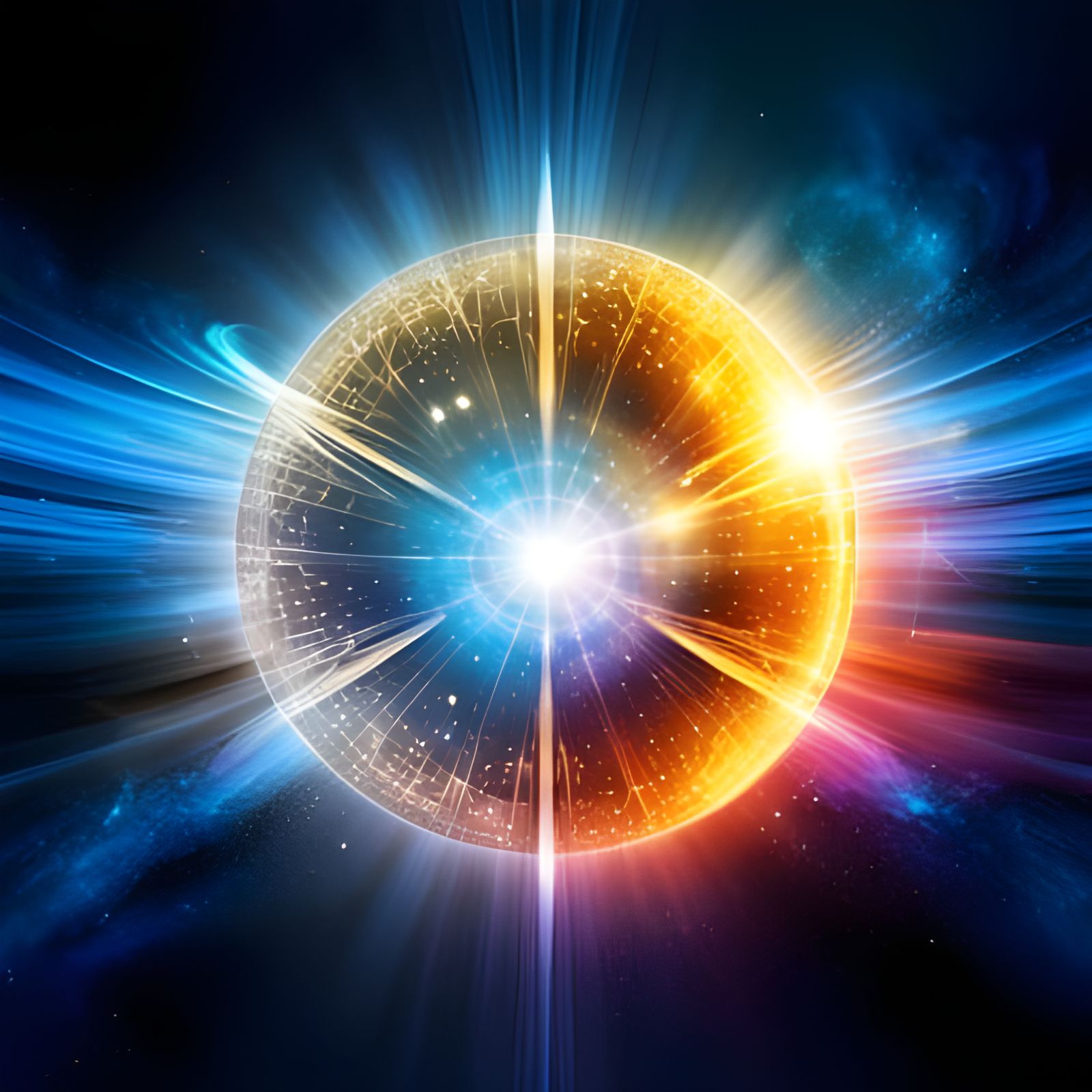 Cosmic Spark Ignites Time and Space